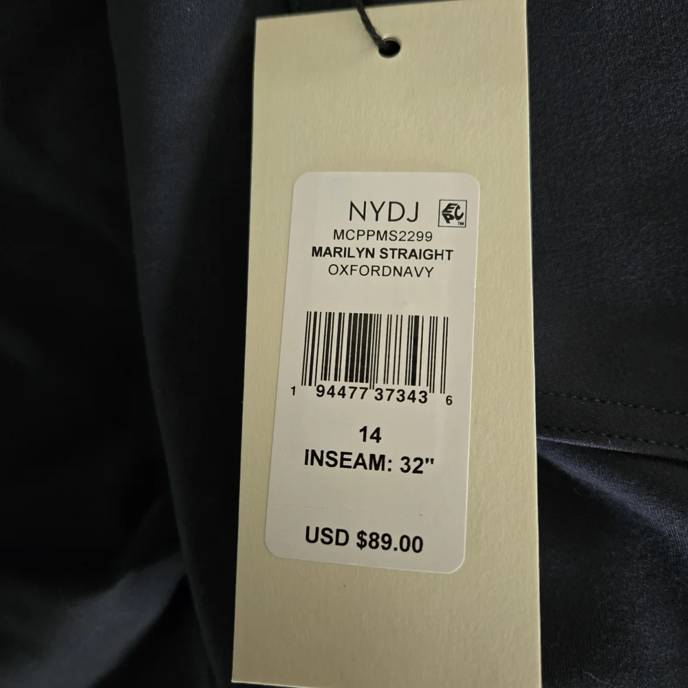Dark Navy Straight-Leg Dress Pants - Picture 5 of 6